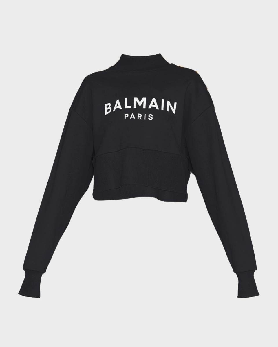 Logo Cropped Sweatshirt